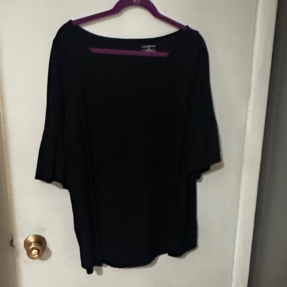 Lane Bryant Black Blouse